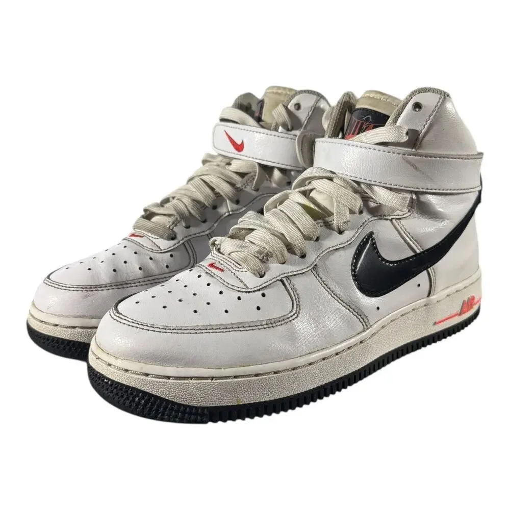 Nike Air Force 1 High Electric White Crimson Black GS 5Y 6.5 wmns max penny